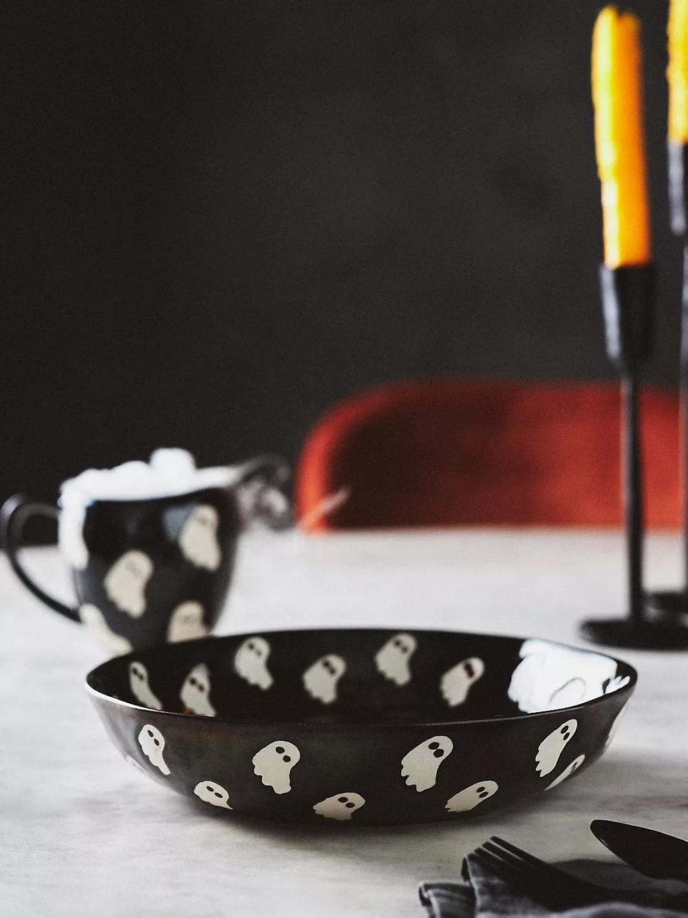 Vida Pasta Bowl: Halloween Edition Ghosts